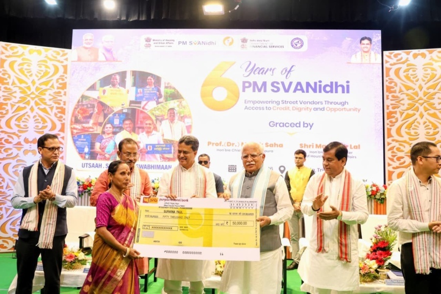 Over 9,300 PM SVANidhi Loans Sanctioned in Tripura; Nearly Rs 15 Crore Disbursed: Union Minister