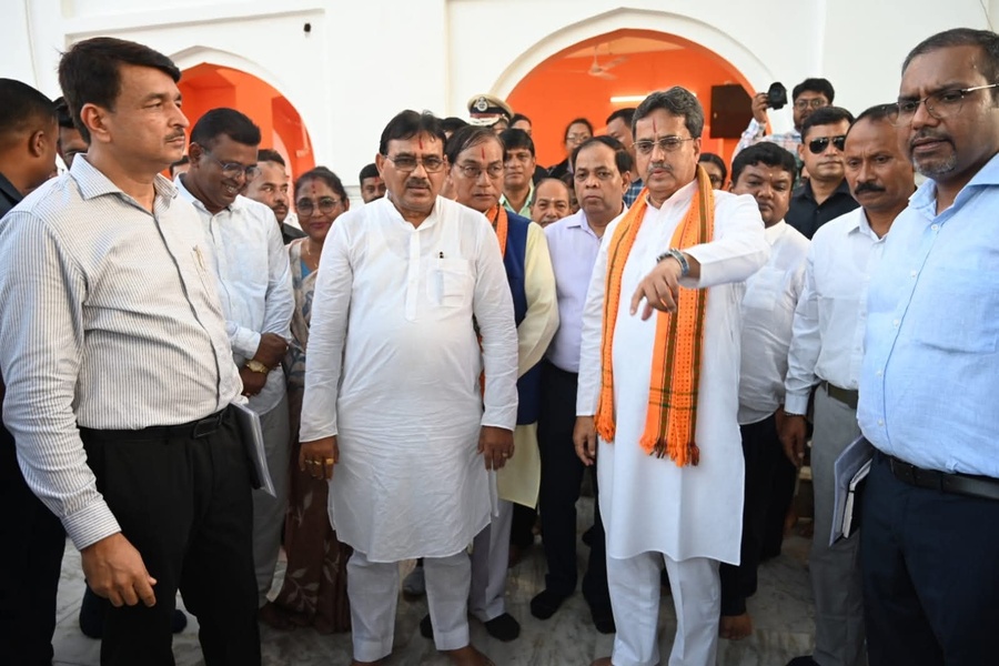 Tripura CM Reviews Preparations for Possible Inauguration of Renovated Mata Bari by PM Modi