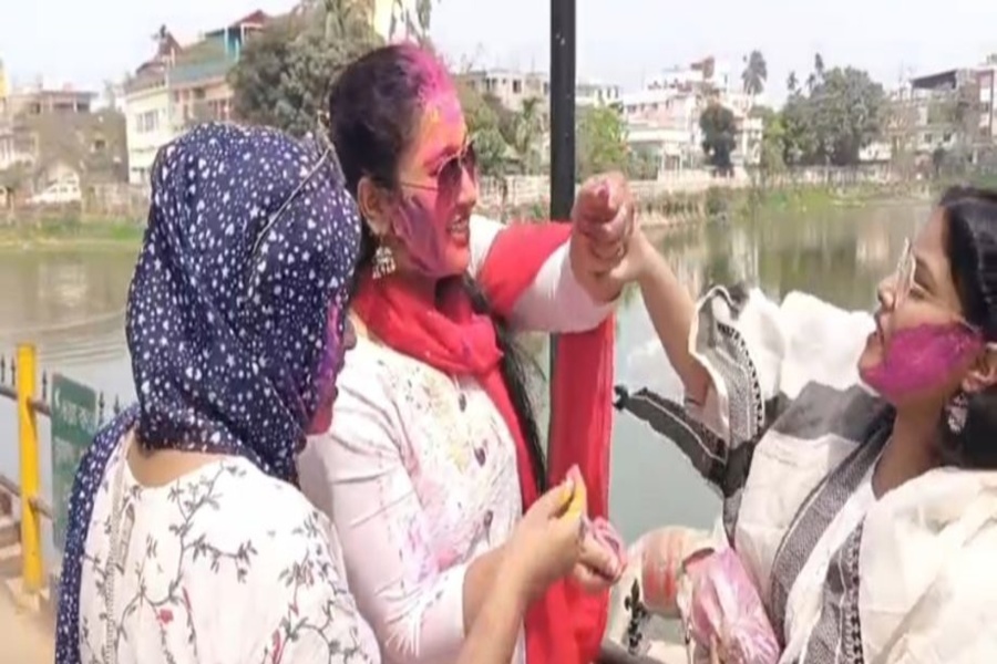 Agartala Soaks in Festive Spirit as Holi Celebrated with Joy and Enthusiasm
