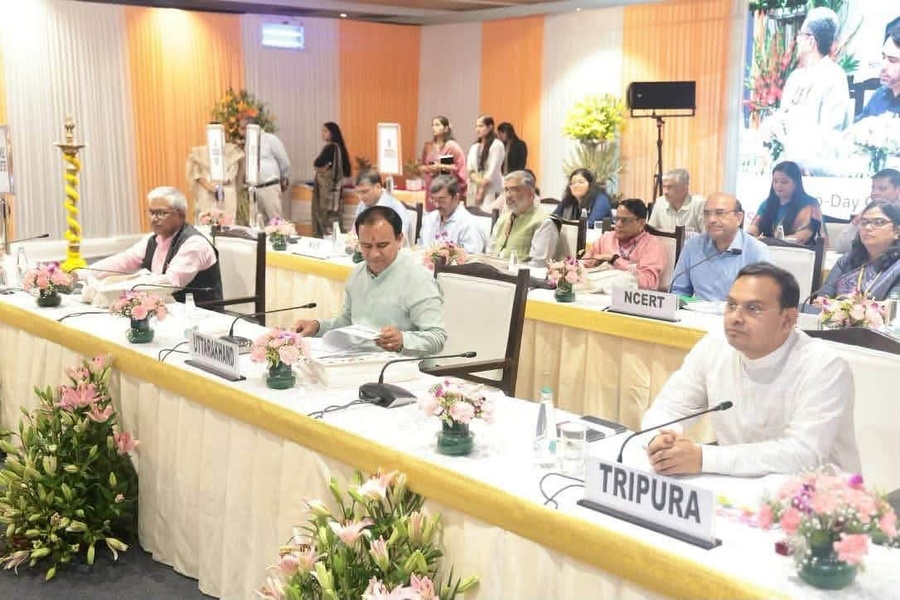 Tripura Panchayat Minister Highlights Education, Nutrition Initiatives at National PM-POSHAN Review Meet