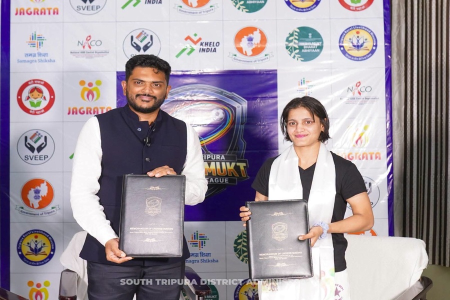 Commonwealth Gold Medallist Asmita Dey Becomes Face of South Tripura’s Nasha Mukt Premier League