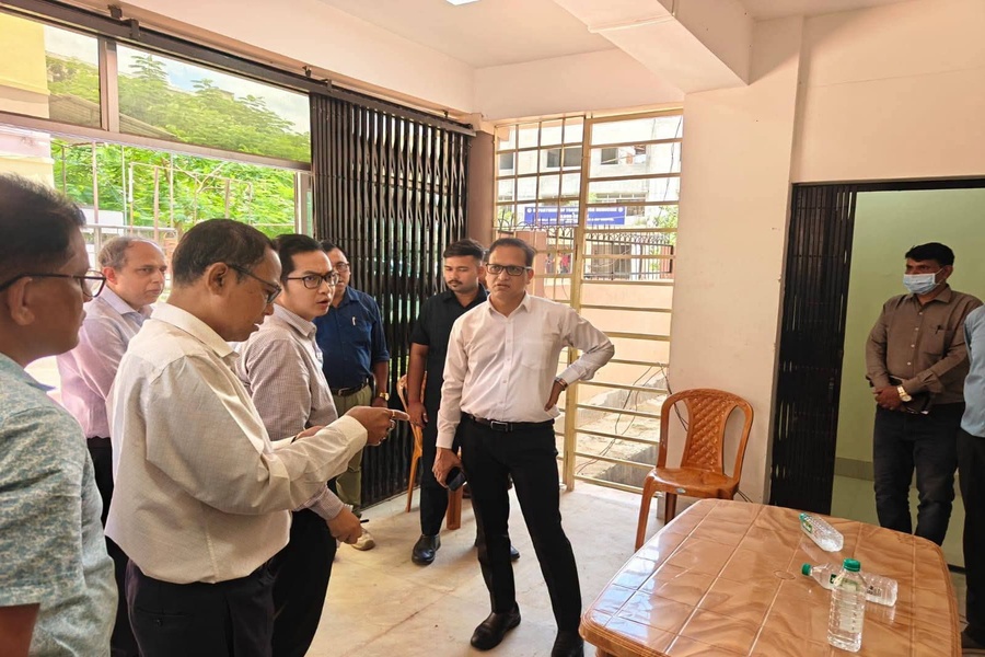 Bharat Mata Canteen-cum-Shelter House Ready for Inauguration today by CM; Officials Inspect Facility