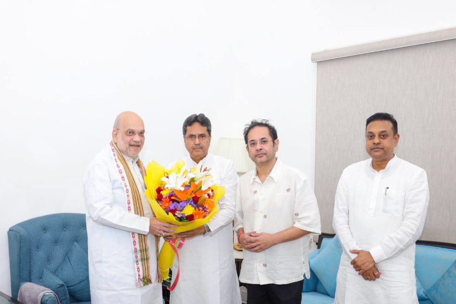 Union HM Shah meets Tripura CM,  Pradyot ahead of VC polls; Tripartite Agreement assurance fuels BJP–Tipra Motha alliance buzz