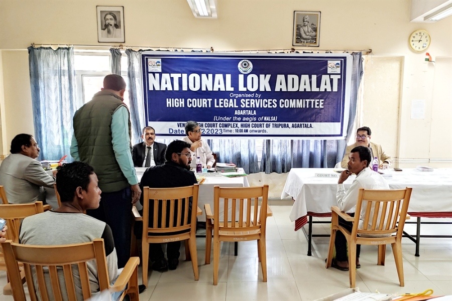 31,000 cases to be heard in Tripura’s National Lok Adalat on September 13