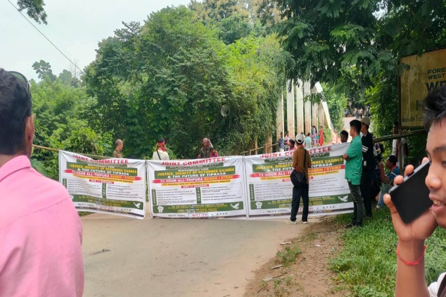 72-Hour Highway Blockade Disrupts Road and Rail Connectivity in Tripura