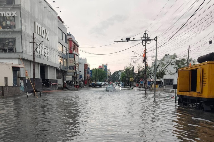Agartala City Submerged After Just One Hour of Heavy Rainfall; Daily Life Disrupted