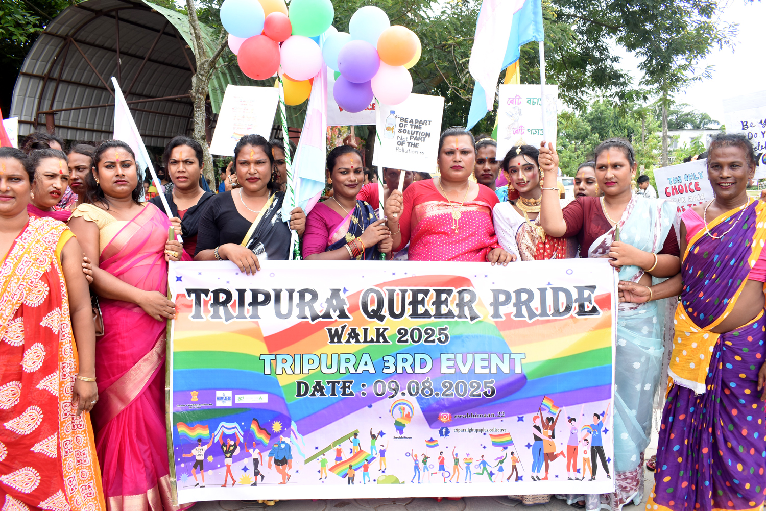 Tripura queer pride walk 2025 marks third edition in Agartala