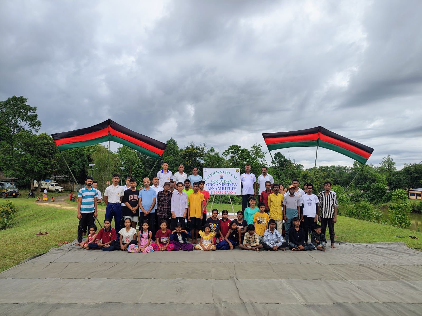 Assam Rifle begins preparations of Yoga Day under Har Ghar Tiranaga