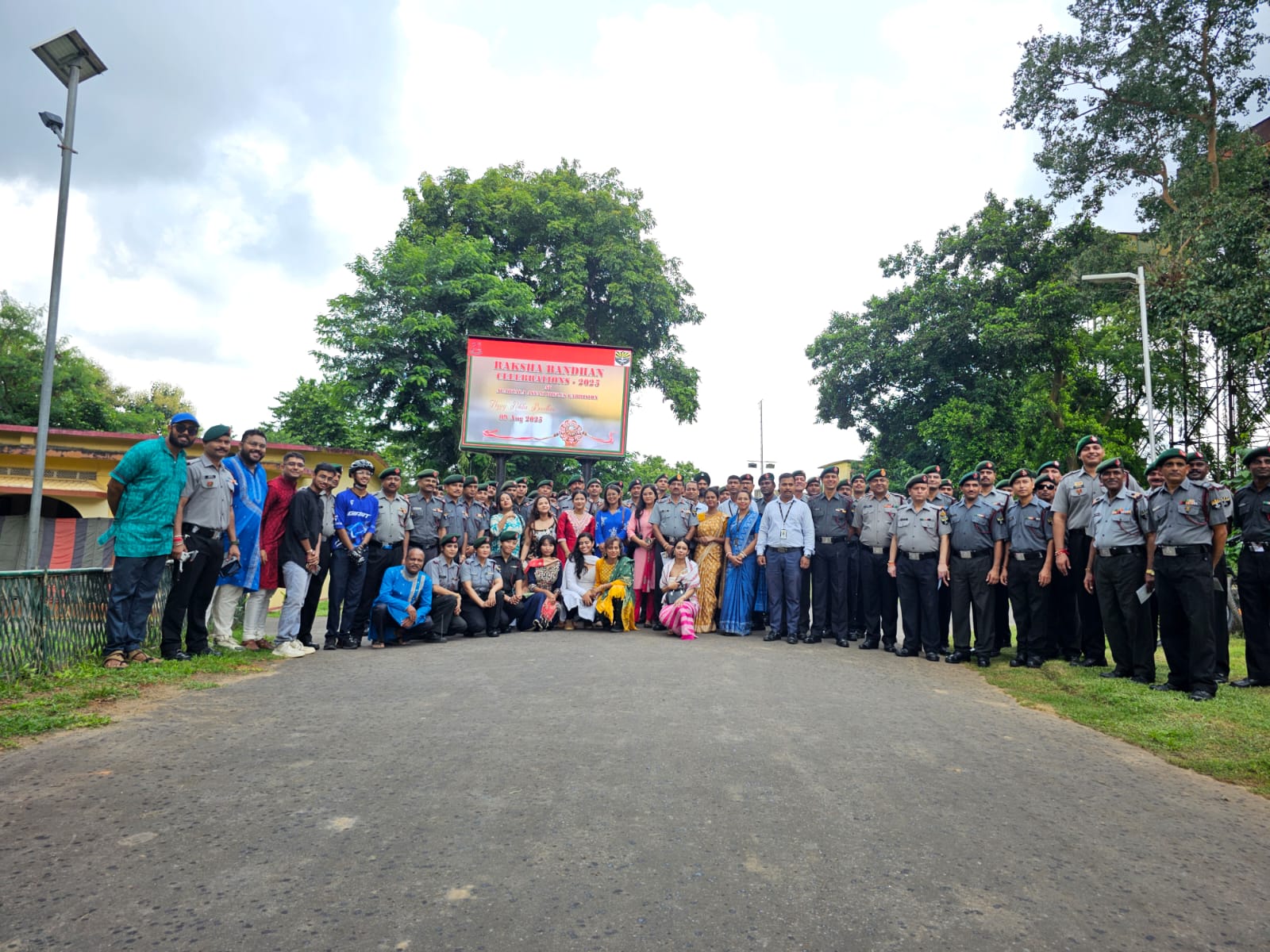 Assam Rifles celebrates Rakhi with Agartala Cycloholics foundation