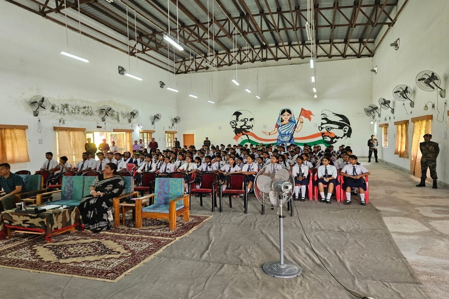 Assam Rifles hold educational session on Operation Sindoor for Tripura student
