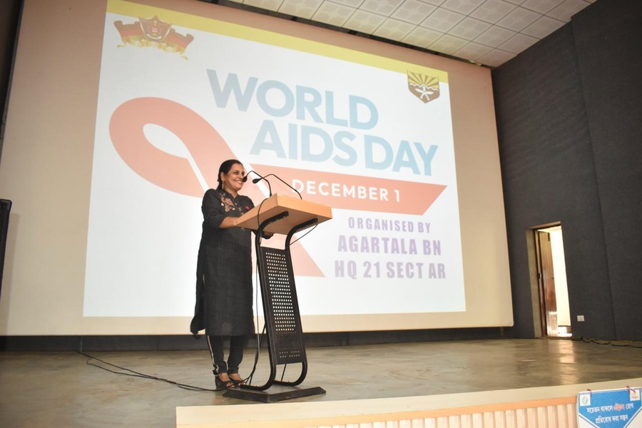 ASSAM RIFLES OBSERVES WORLD AIDS DAY WITH AT AGARTALA
