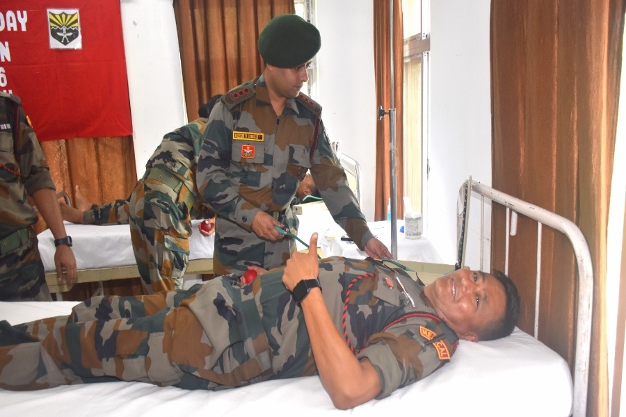 ASSAM RIFLES ORGANISES BLOOD DONATION...