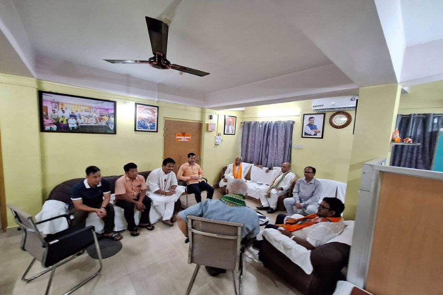 BJP–IPFT Hold Key Talks in Agartala, Stress Stronger Coordination for Tripura’s Development