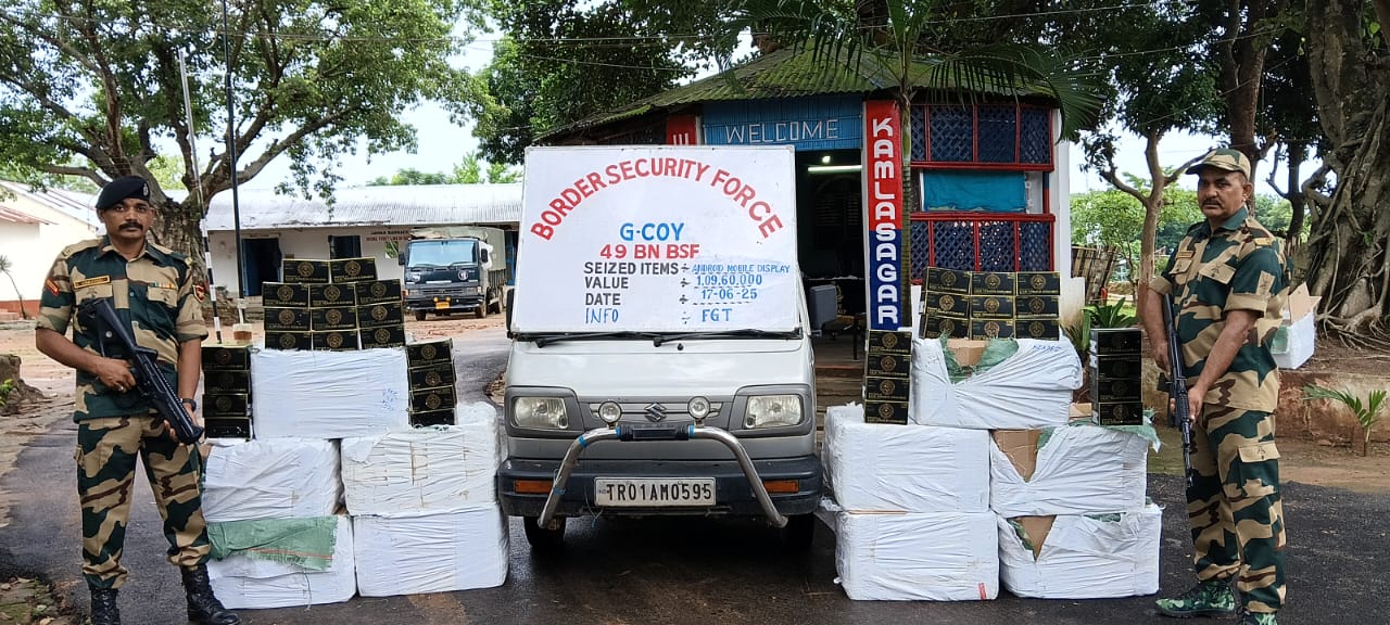 BSF seizes drugs worth over Rs 1 Cr, nabs Bangladeshi in Tripura
