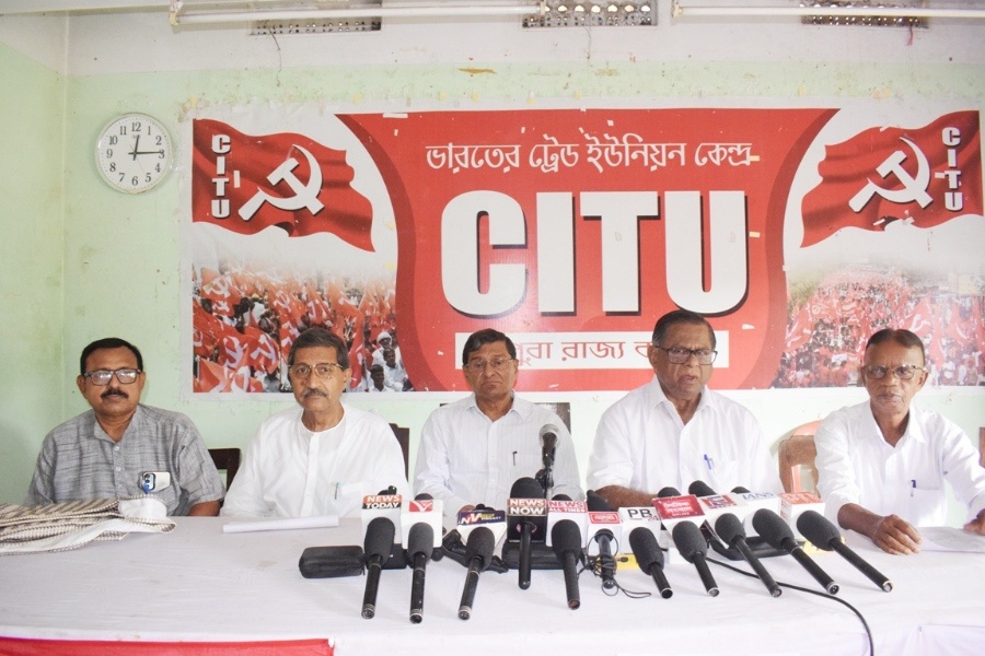 CITU, Farmers' Organisations to Join Nationwide 'Jail Bharo' Protest on August 10 in Tripura