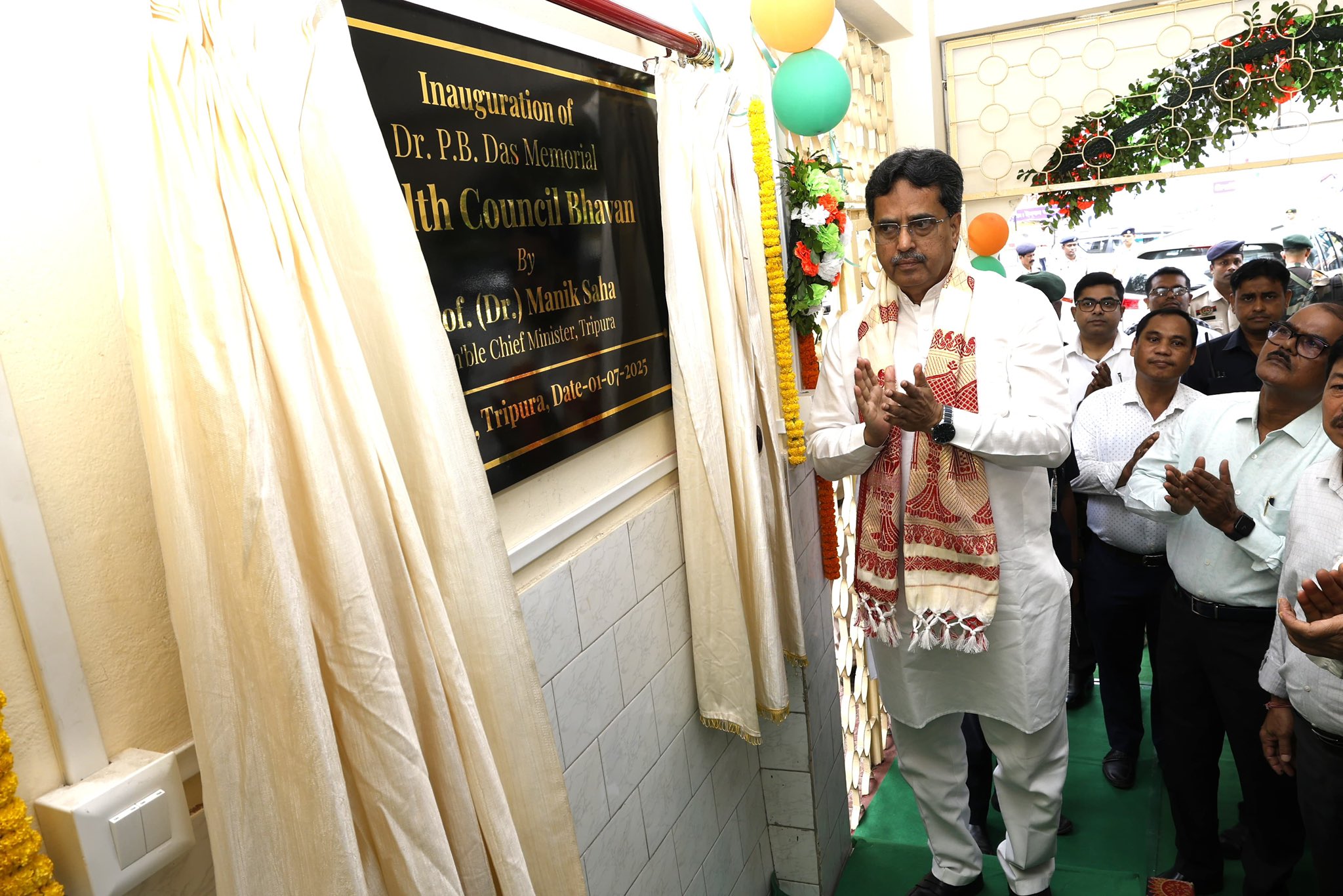 Tripura CM inaugurates Health Council Building, Emphasizes Govt’s commitment to healthcare