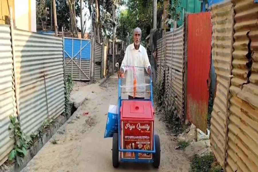 Elderly Ice Cream Vendor in Tripura Seeks Government Support Amid Hardship
