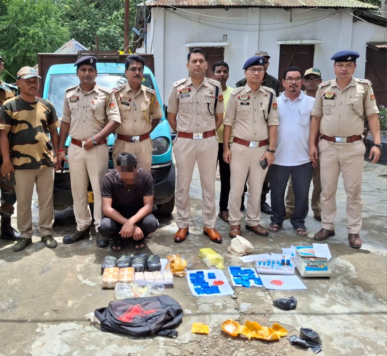 Tripura Police seize Yaba tablets worth Rs 4 Crore near Assam border; one held