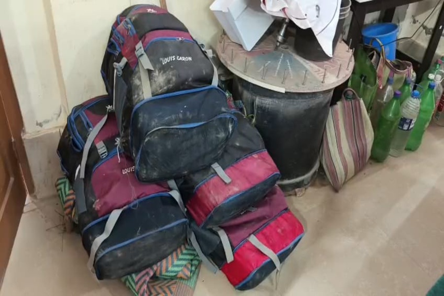 Four Abandoned Bags with 37 Kg Ganja Recovered in Tripura