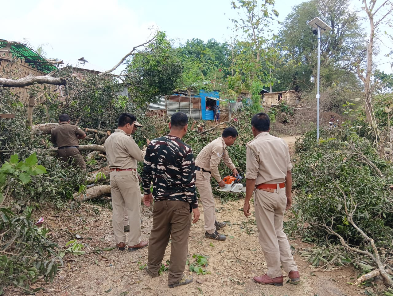 Heavy rain, storm cause widespread damage in Tripura; 445 houses affected, two injured
