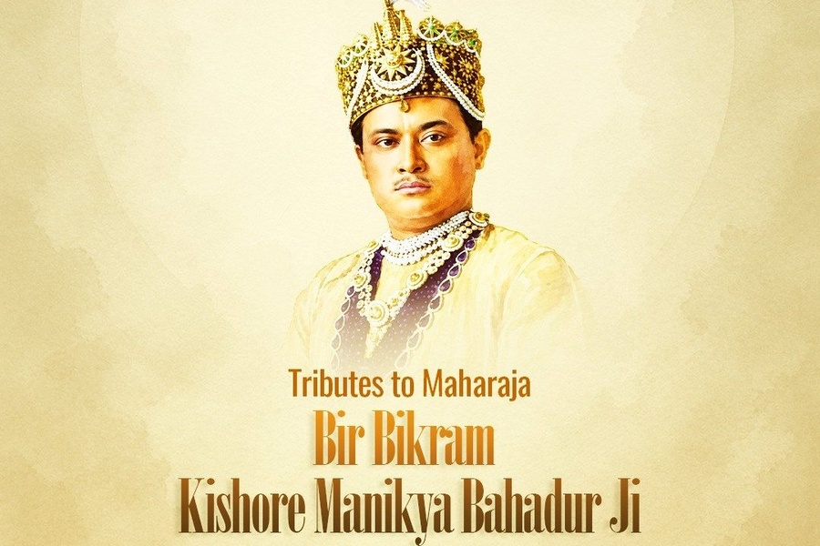 National leaders including Shah, Nadda, Nitin Nabin pay tribute to  Maharaja Bir Bikram on 118th birth anniversary