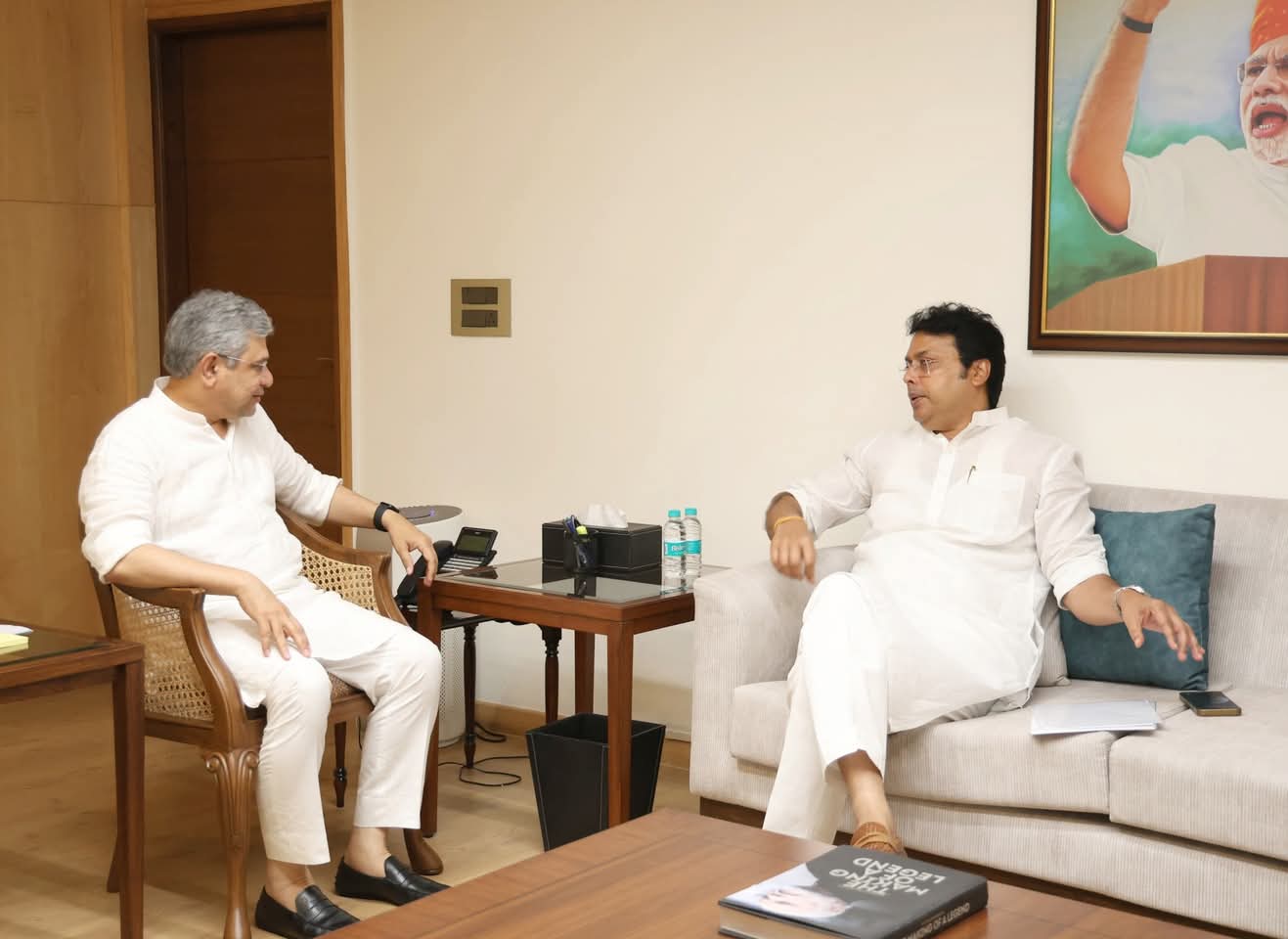 Tripura MP meets Railway Minister Vaishnaw, seeks modernisation, new rail services