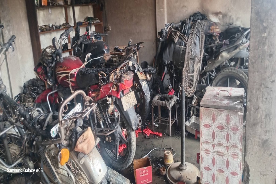 Nine Shops Reduced to Ashes in Devast...