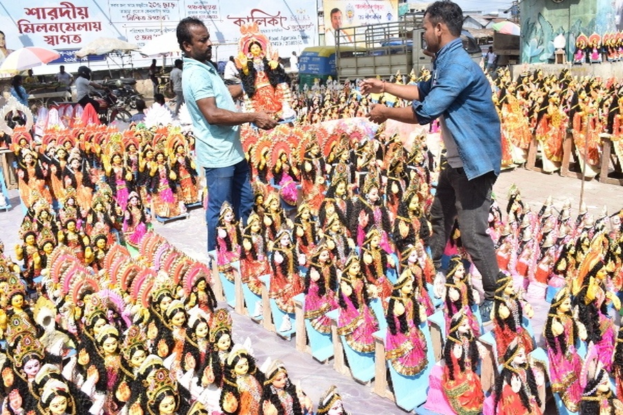 City Markets Abuzz with Lakshmi Puja Preparations After Durga Puja