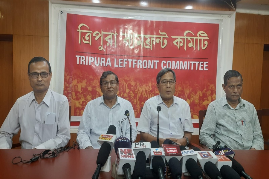 Left Front Announces Candidates for district council polls, Alleges Corruption, scams