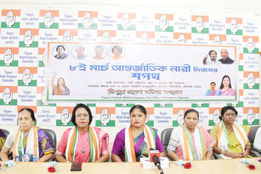 Tripura Mahila Congress Slams BJP on ...
