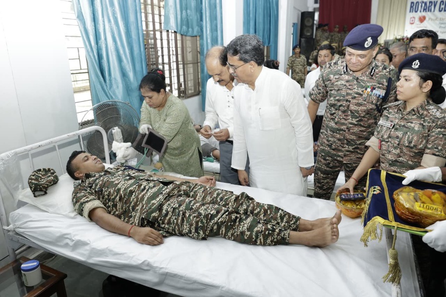CRPF protecting nation, saving lives through blood donation: Tripura CM