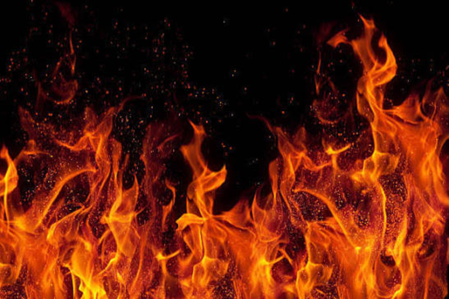 Massive Fire Guts House, Vehicles in South Tripura’s Sabroom; Questions Raised Over Fire Service Response