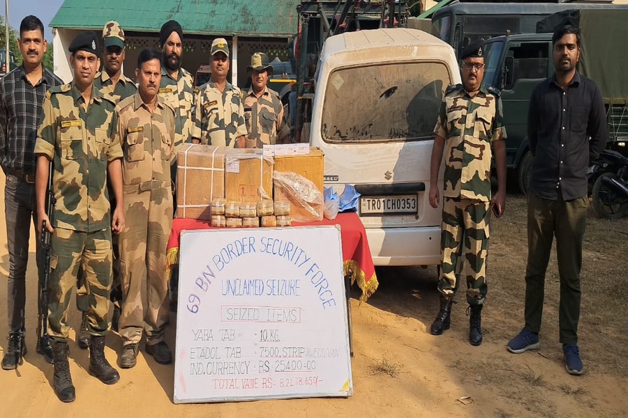 BSF, Customs, DRI Seize Narcotics Worth Over Rs 8.95 Crore in Tripura