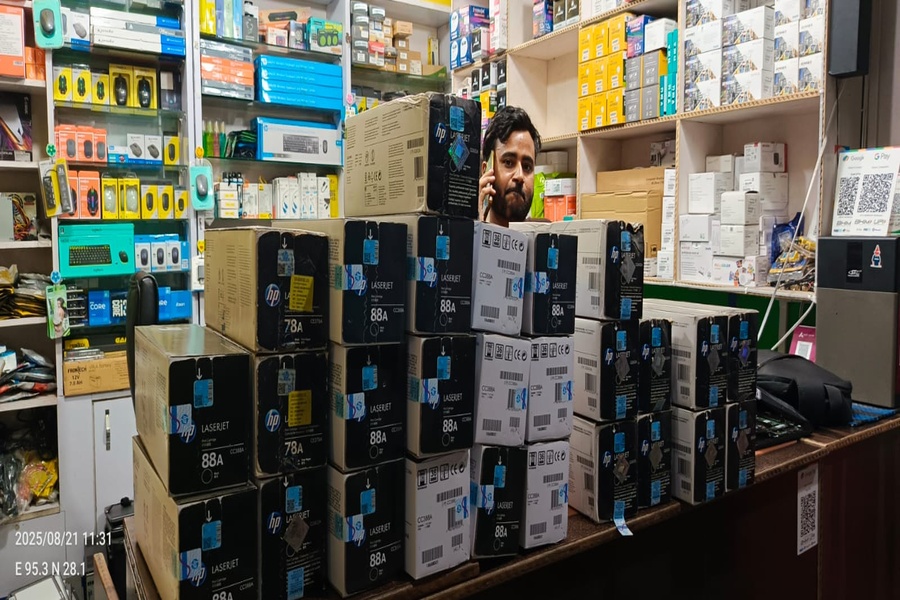 Pasighat police seizes fake HP cartridges worth ₹ 2.27 Lakh