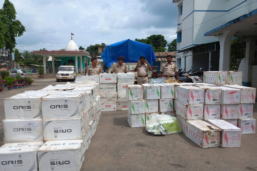 Police Seize Burmese Cigarettes Worth Rs 70 Lakh in Tripura