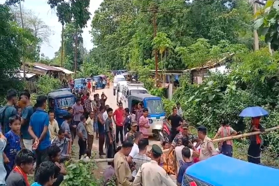 Power Crisis Sparks Road Blockade in Ambassa, Residents Warn of Bigger Agitation