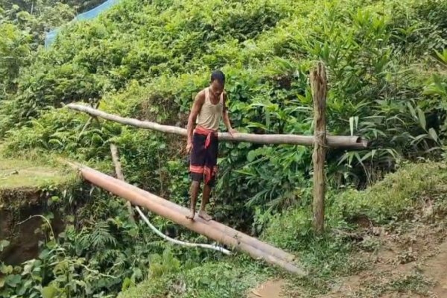 Village in South Tripura Still Without Bridge, 60 Families Struggle Daily
