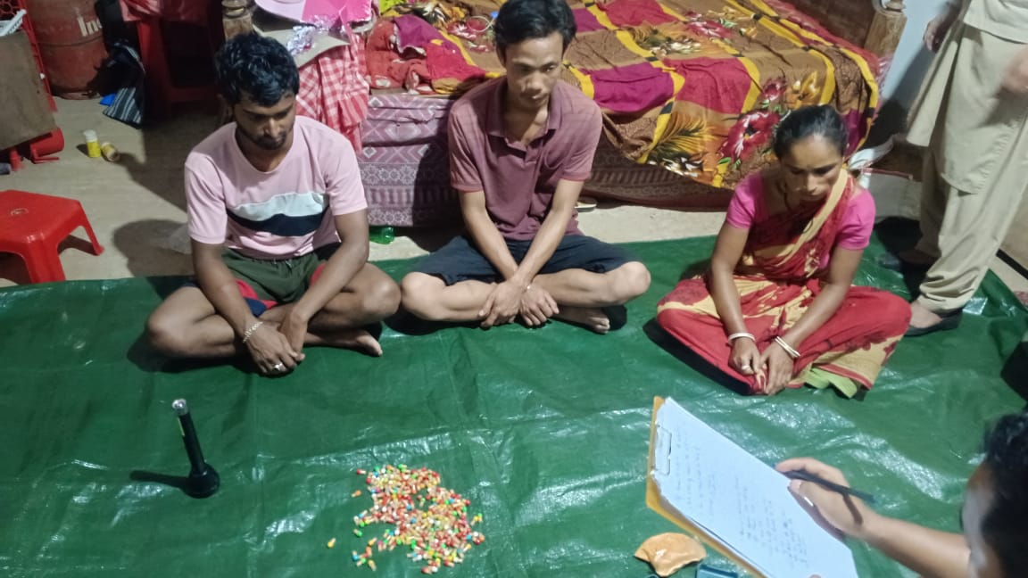 Three including mother, son held with brown sugar in Khowai