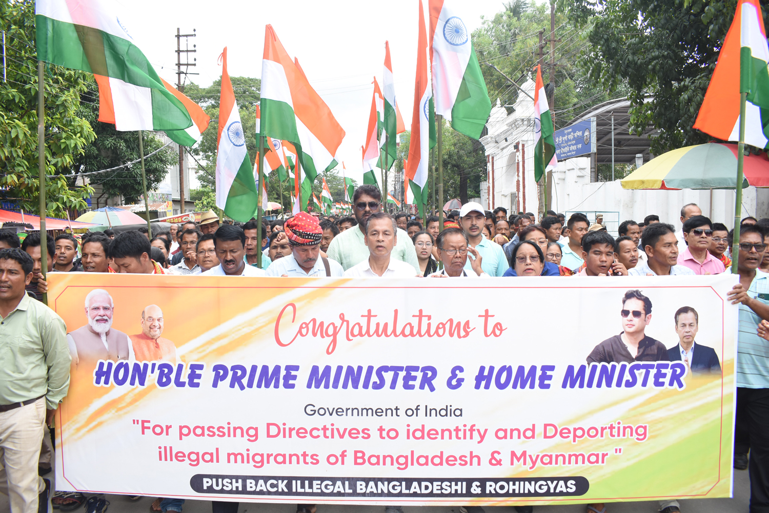 Tipra Motha MLA demands push back of illegal migrants, leads massive rally in Agartala