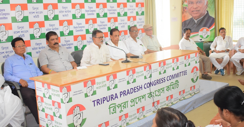 Tripura Congress to launch door to door campaign from June 22, targeting BJP's failures
