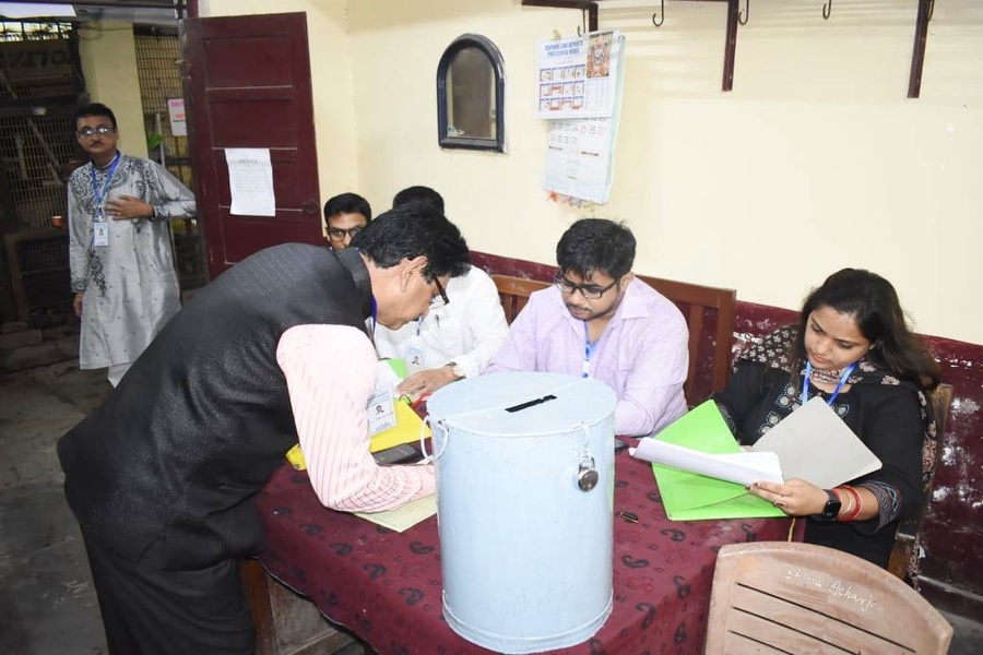 Tripura Bar Association Polls Held Am...