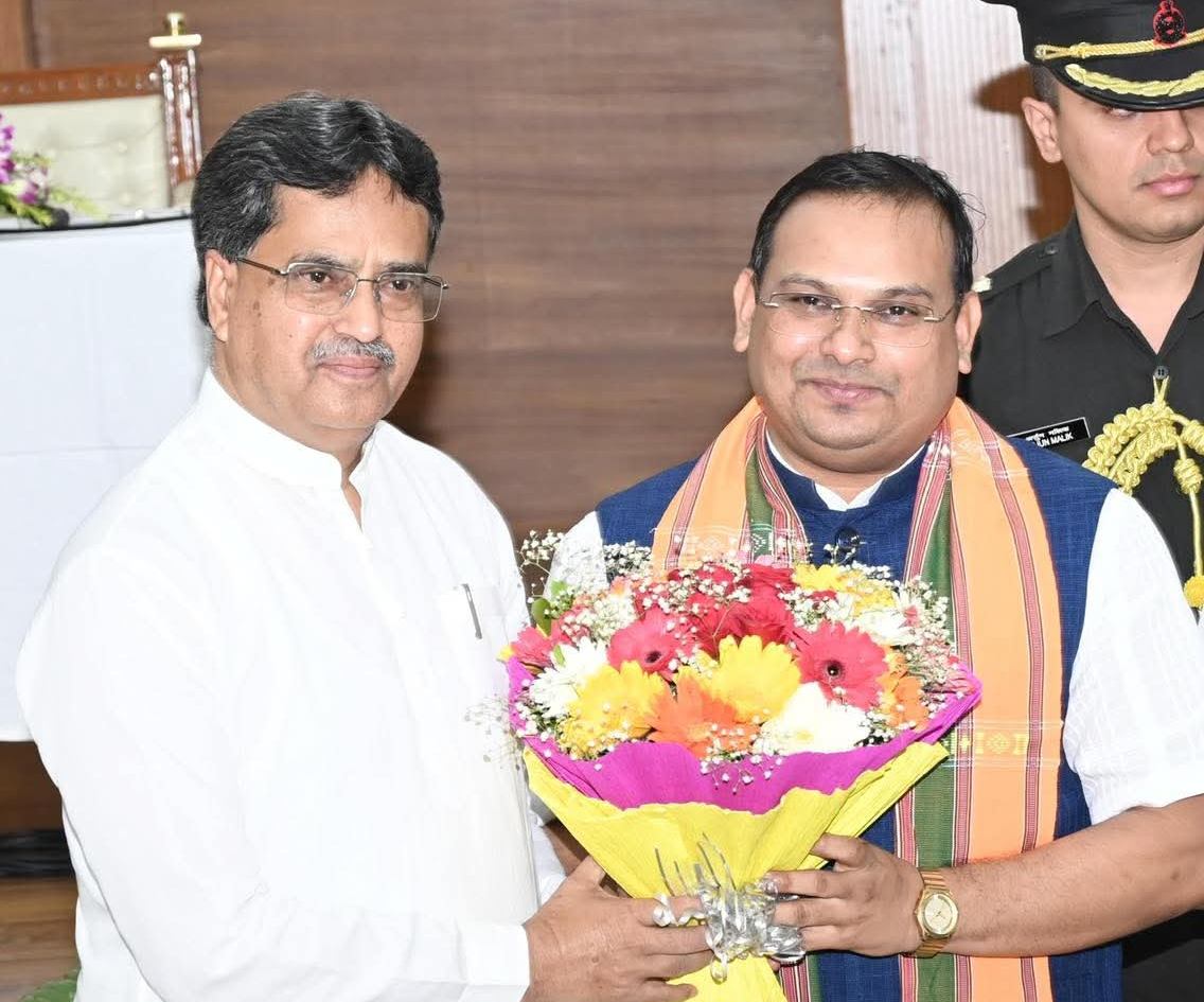 Tripura BJP MLA Kishor Barman takes oath as cabinet minister, Vows to follow PM Modi, CM Saha's footsteps