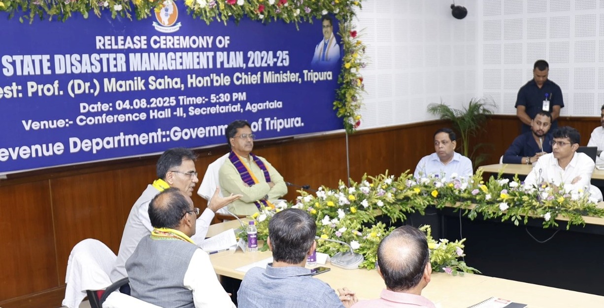 Tripura CM emphasizes AI, Technology for smarter disaster response