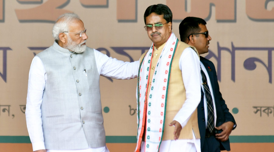 Tripura CM leaves for Delhi to attend NE investors summit, NITI Aayog meet