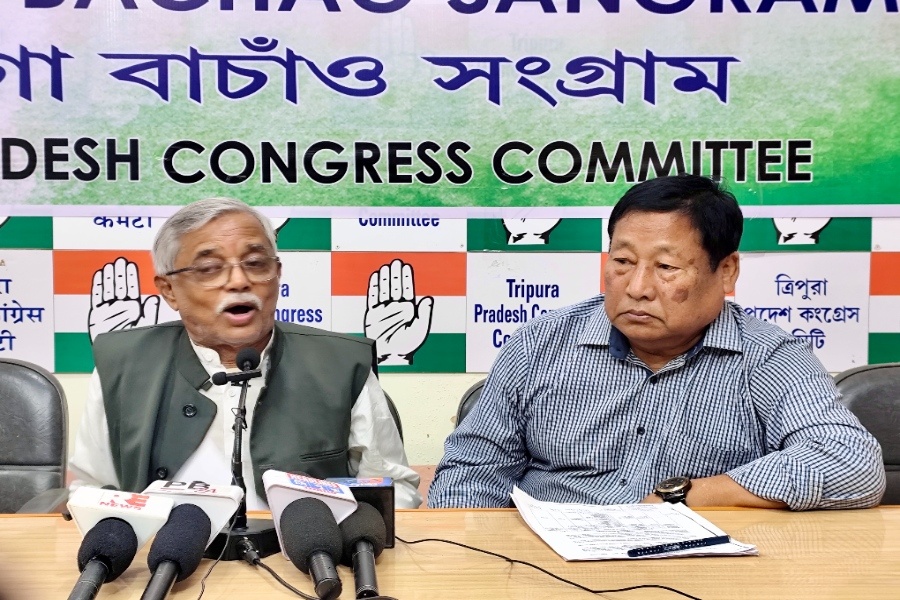Tripura Congress Slams State Government over District Council, education and Law & Order issue