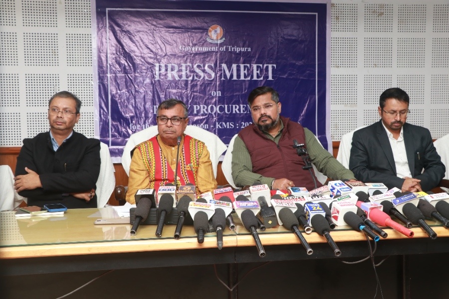 Tripura Government to Procure 18,000 MT Paddy at MSP from January 28