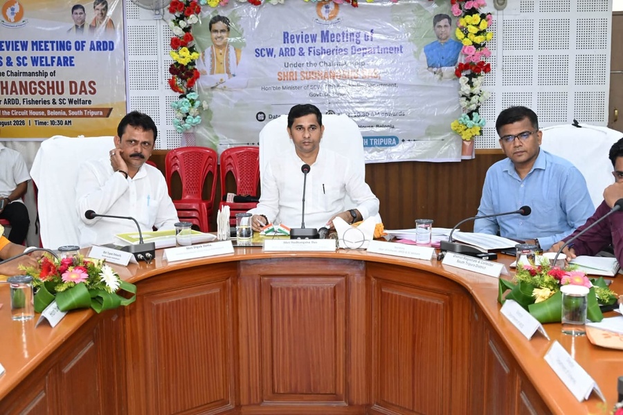 Tripura Minister chairs meeting; stressed timely Fund Utilisation, Faster Scheme Implementation