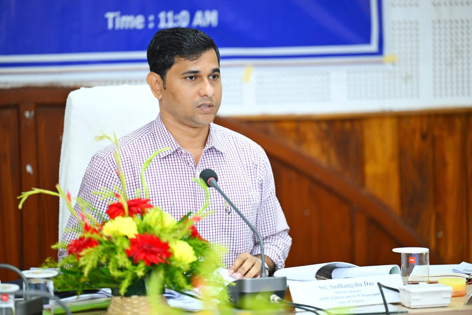 Tripura Minister holds review meet on SC Welfare, ARDD, Fisheries