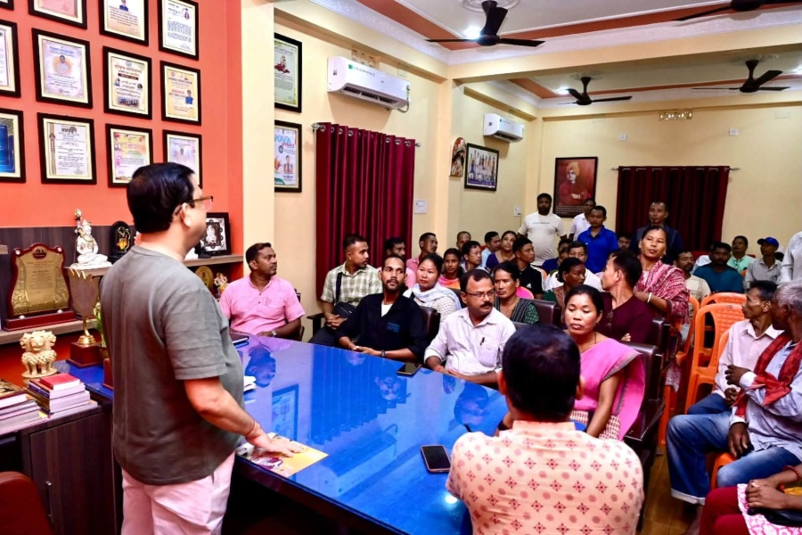 Tripura Minister reviews BJP’s VC poll preparedness in Chandipur Assembly Constituency