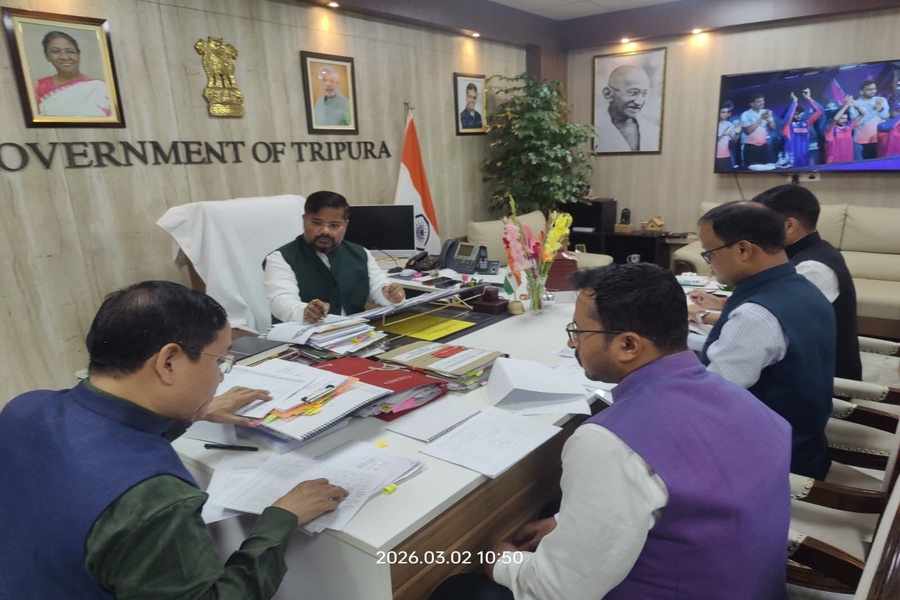 Tripura Minister Reviews Transport, T...